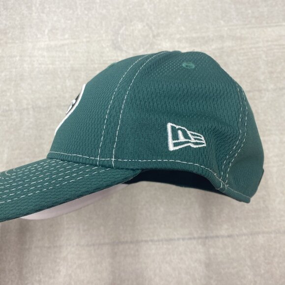 New York Jets Cap New Era NFL 100 Fitted S/M Hat Embroidered Logo Football - Picture 10 of 16